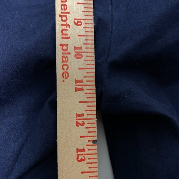 Boden Navy Blue Dress Pants Women's 6L 30 Waist Slim Fit Ankle Cropped Career - Picture 6 of 12